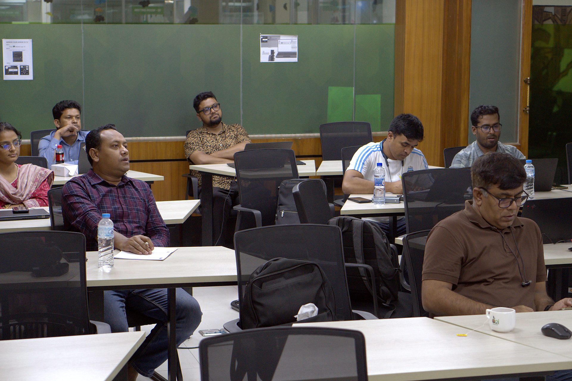 Participants following the Day 2 session
