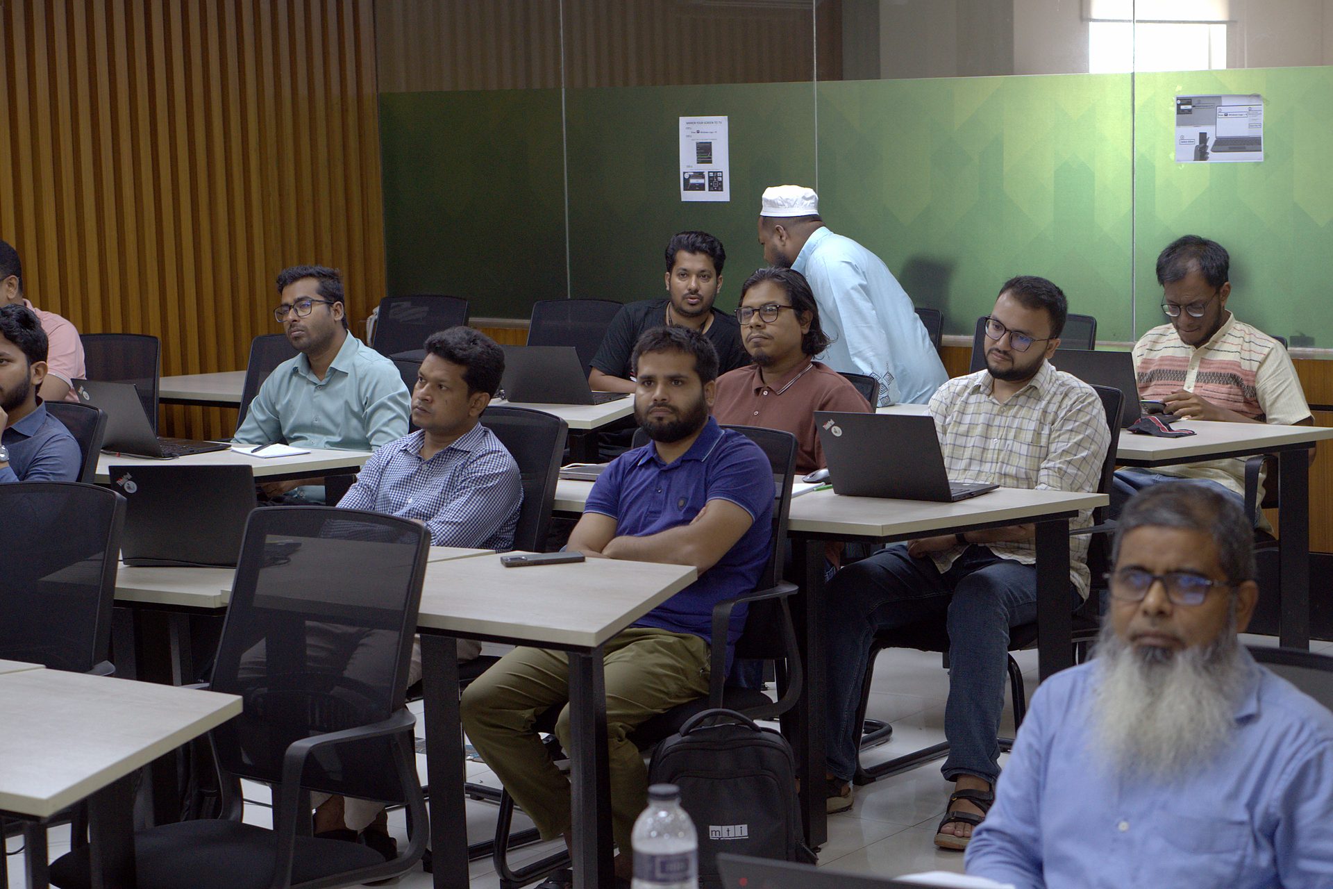 Participants following the Day 3 session