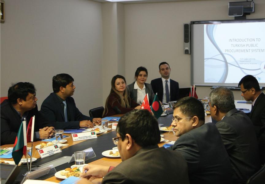 Discussion Session at the Public Procurement Authority office of the Republic of Turkey