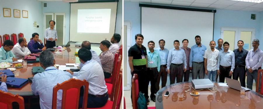 Training on Hospital Emergency Services in Vietnam