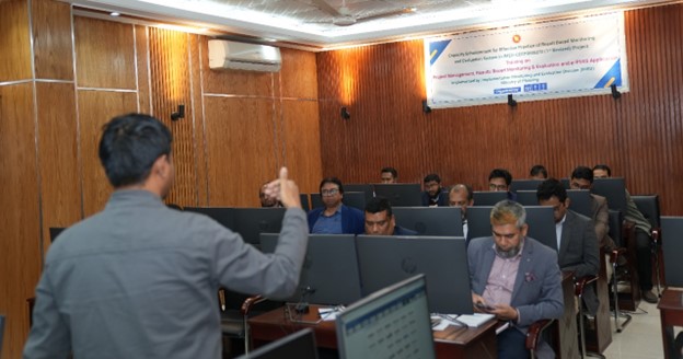 Participants engaged in an interactive academic session
