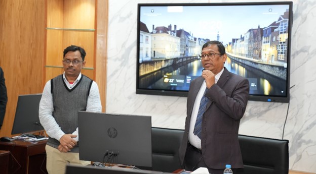 Secretary of IMED delivering the inaugural address