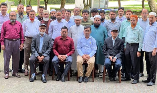 Group photo of the IMED training participants at RDA, Bogura