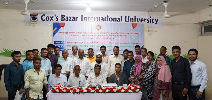 Group photo of the IMED training participants in Cox's Bazar