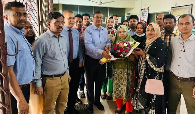 Honorable Secretary of IMED, Mr. Abul Kashem Md. Mohiuddin, delivering a speech