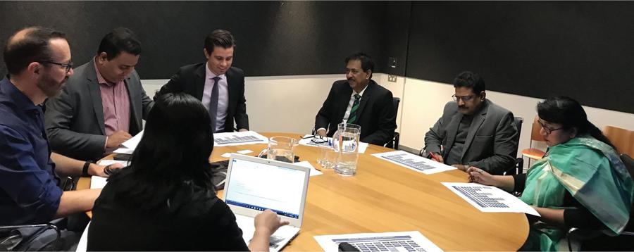 Meeting at the University of Auckland, New Zealand