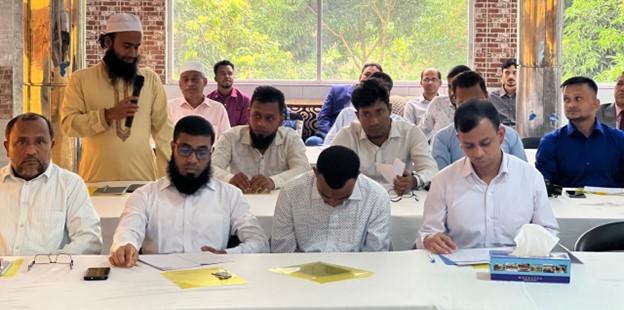 Participants engaged in an academic session
