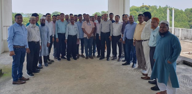 Delegates during the educational field visit to Jaflong