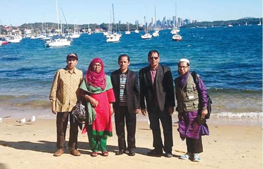 Recreational site visit in Australia