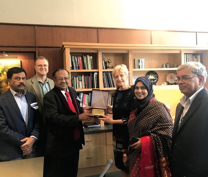 Meeting with the Dean of Johns Hopkins Bloomberg School of Public Health