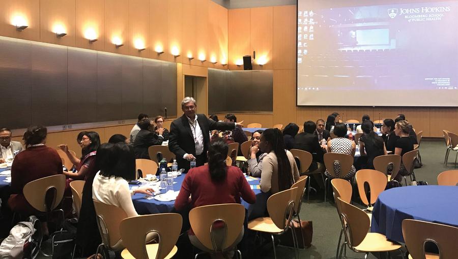 Experience-sharing session with students