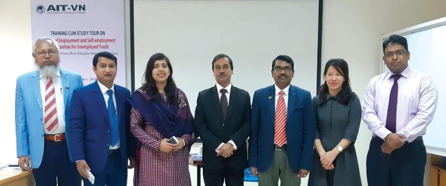 Delegation at AIT-VN, Hanoi, Vietnam