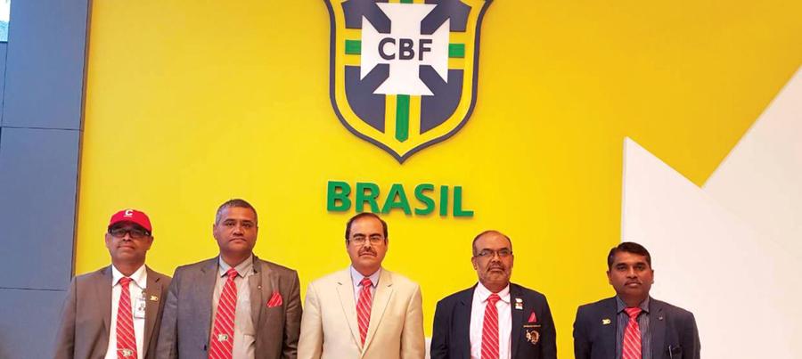 Visit to the Brazilian Football Confederation (CBF) in Brazil