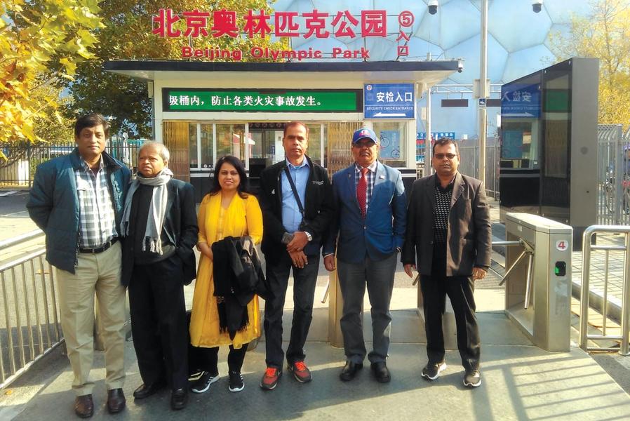 Visit to the Beijing Olympic Park, China