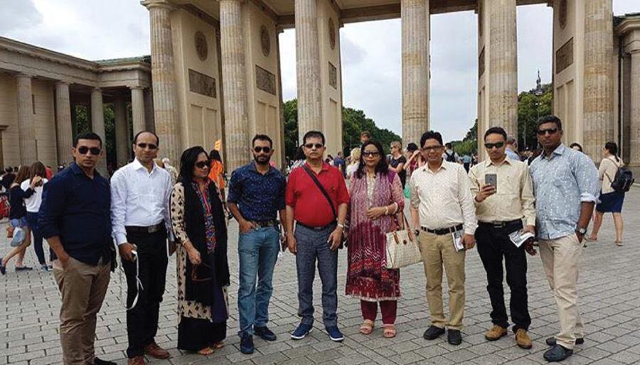 Visit to Brandenburg Gate, Germany