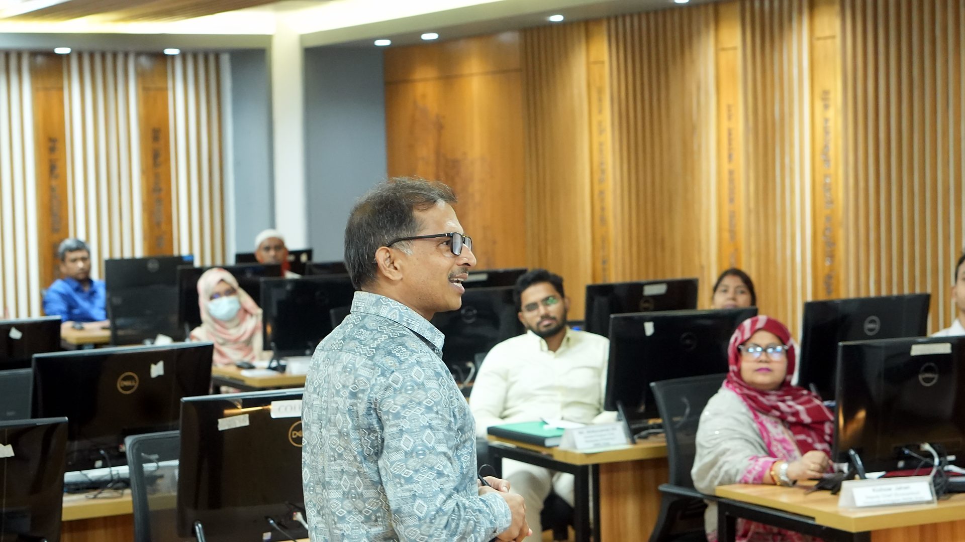 Participants during the financial management sessions