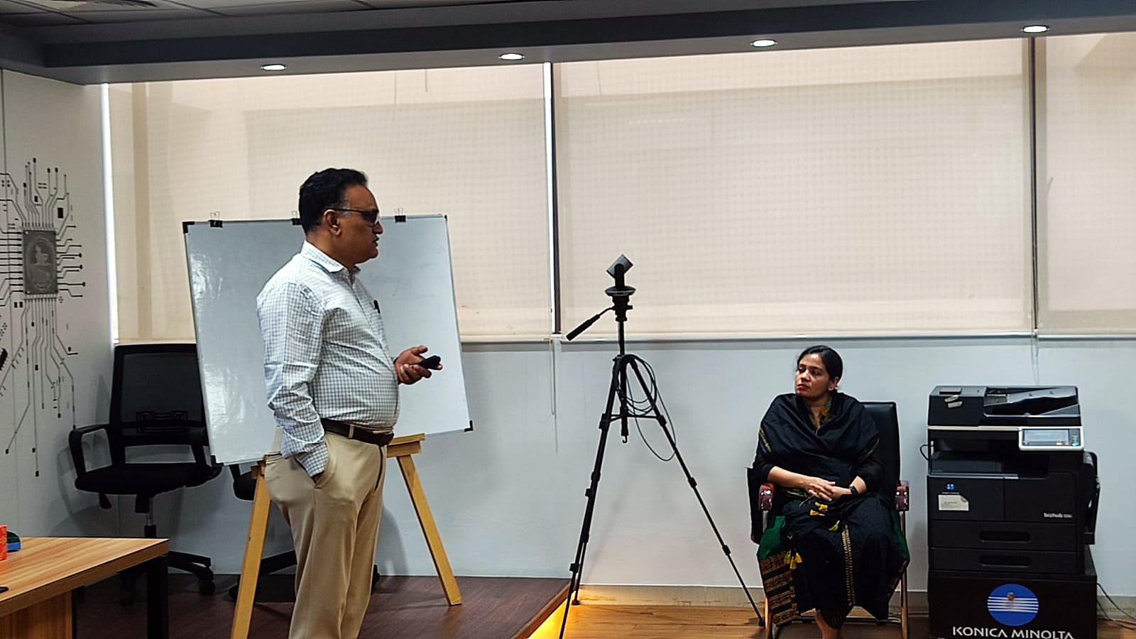 Auditing session in the Central ICT Lab