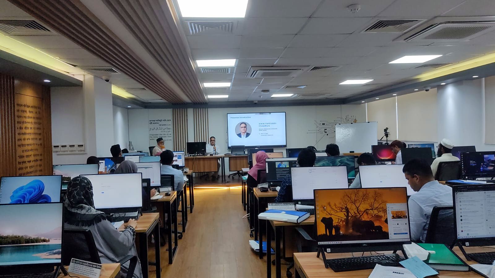 Participants on the final day of the course