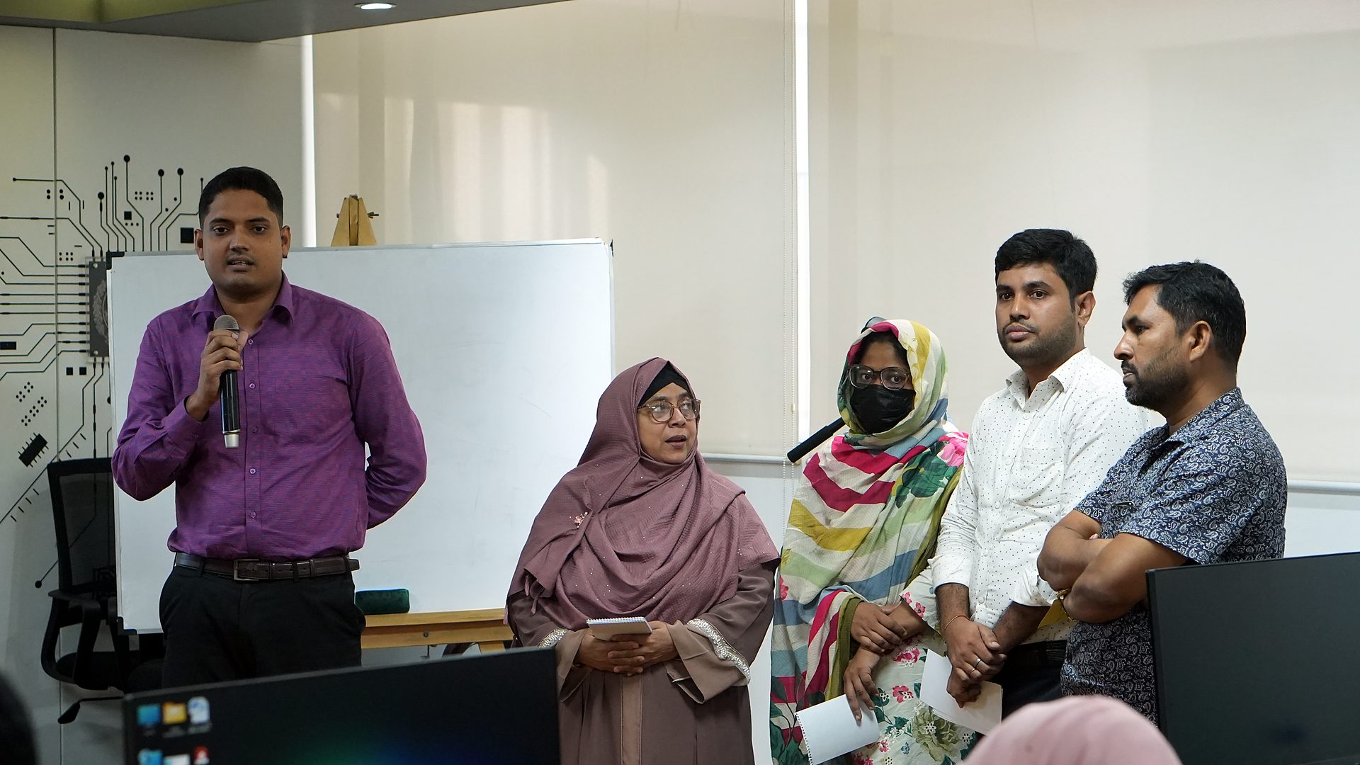 Team presenting