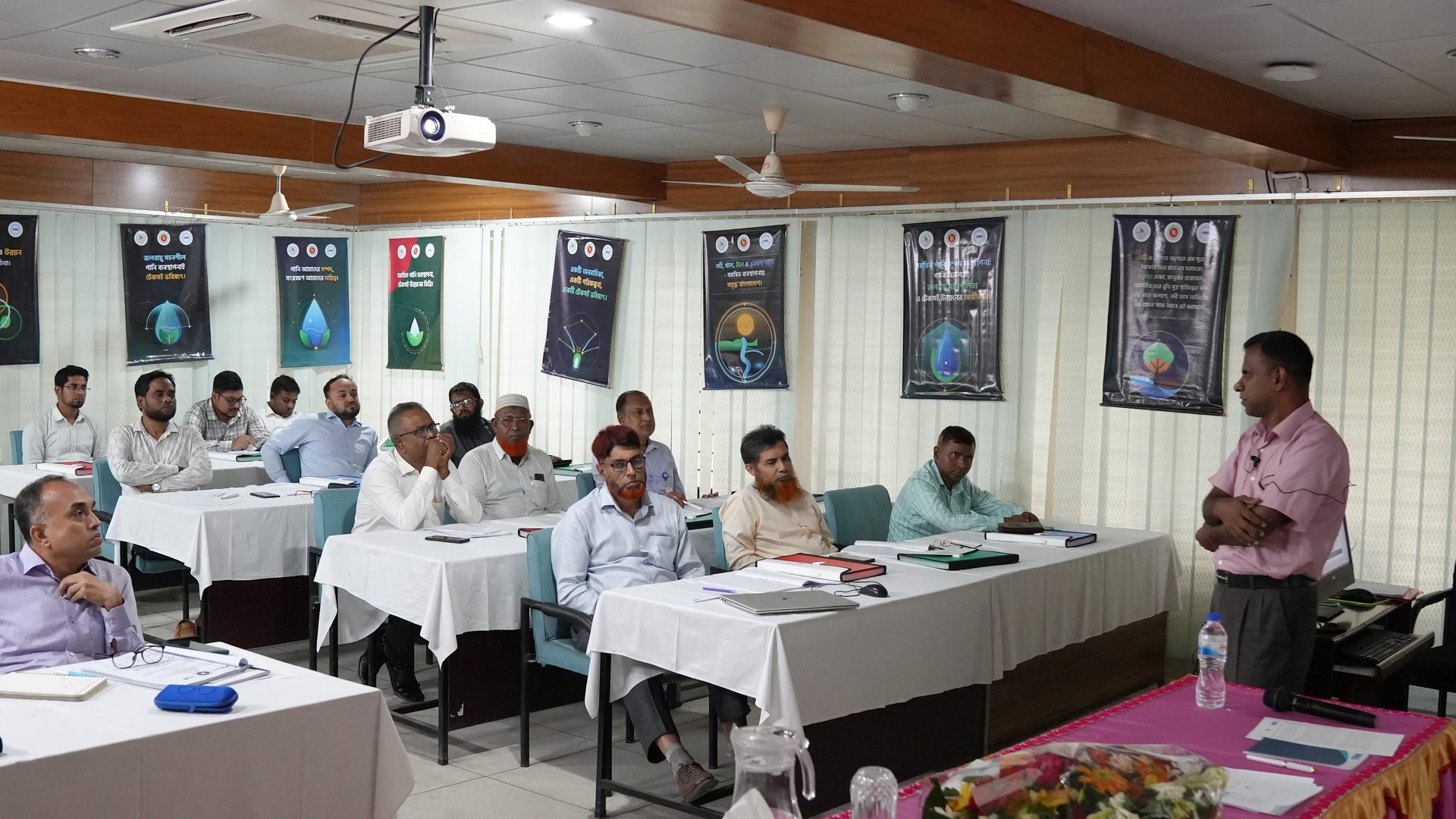 IWRM classroom session with BWDB officials, Day 1