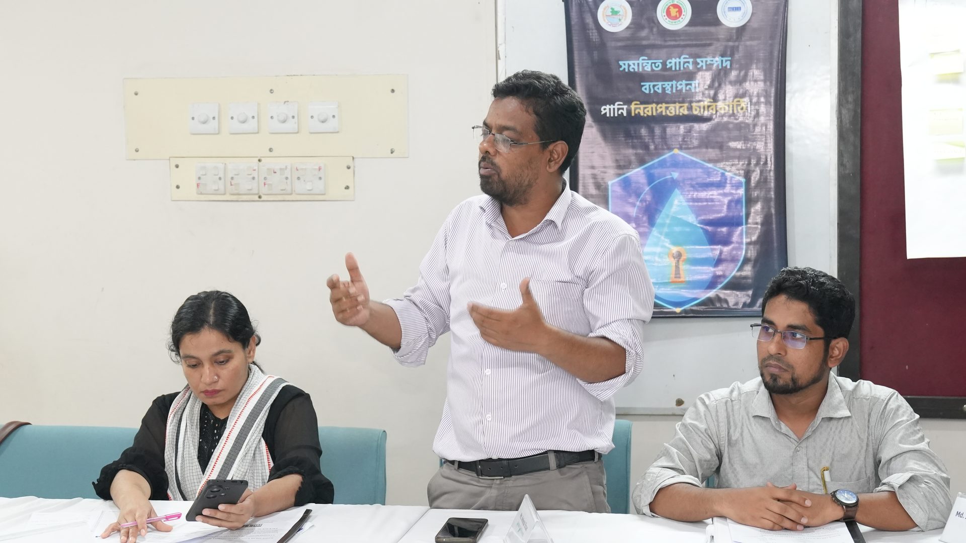 Participant delivering closing remarks