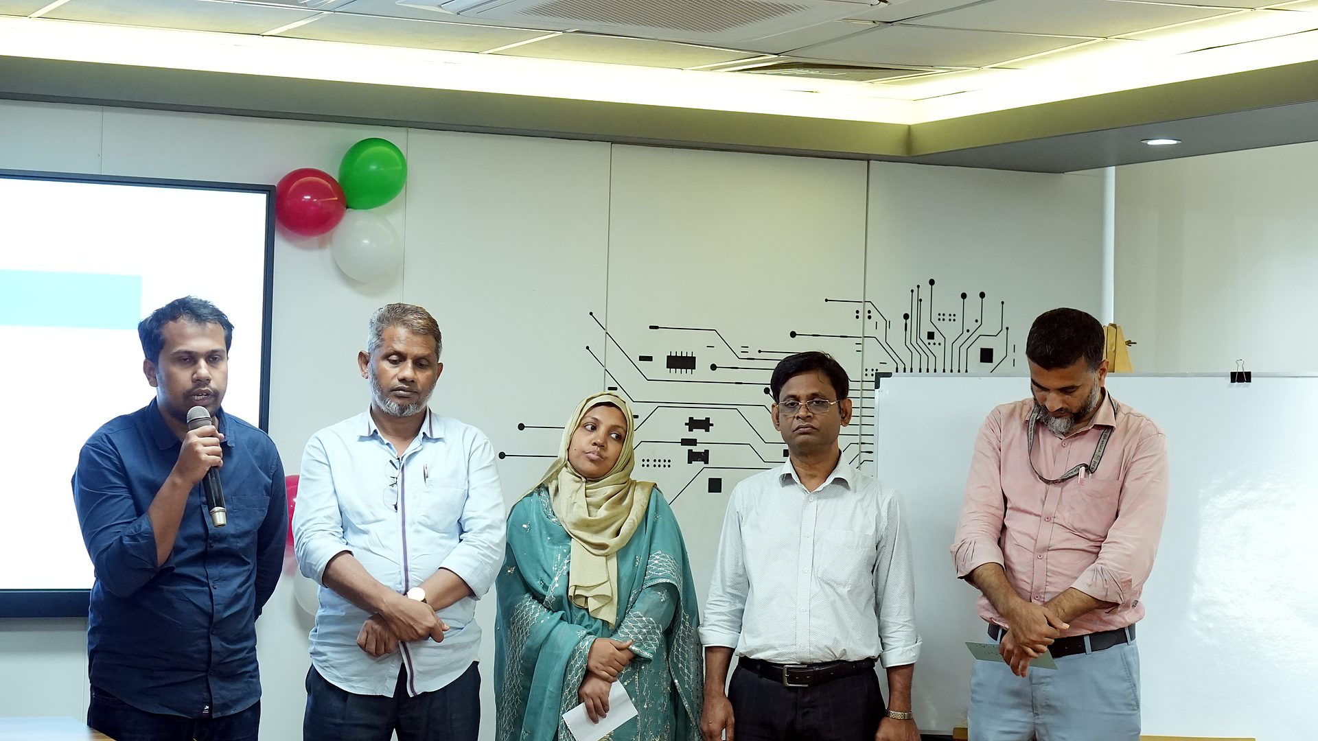Second participant group presenting