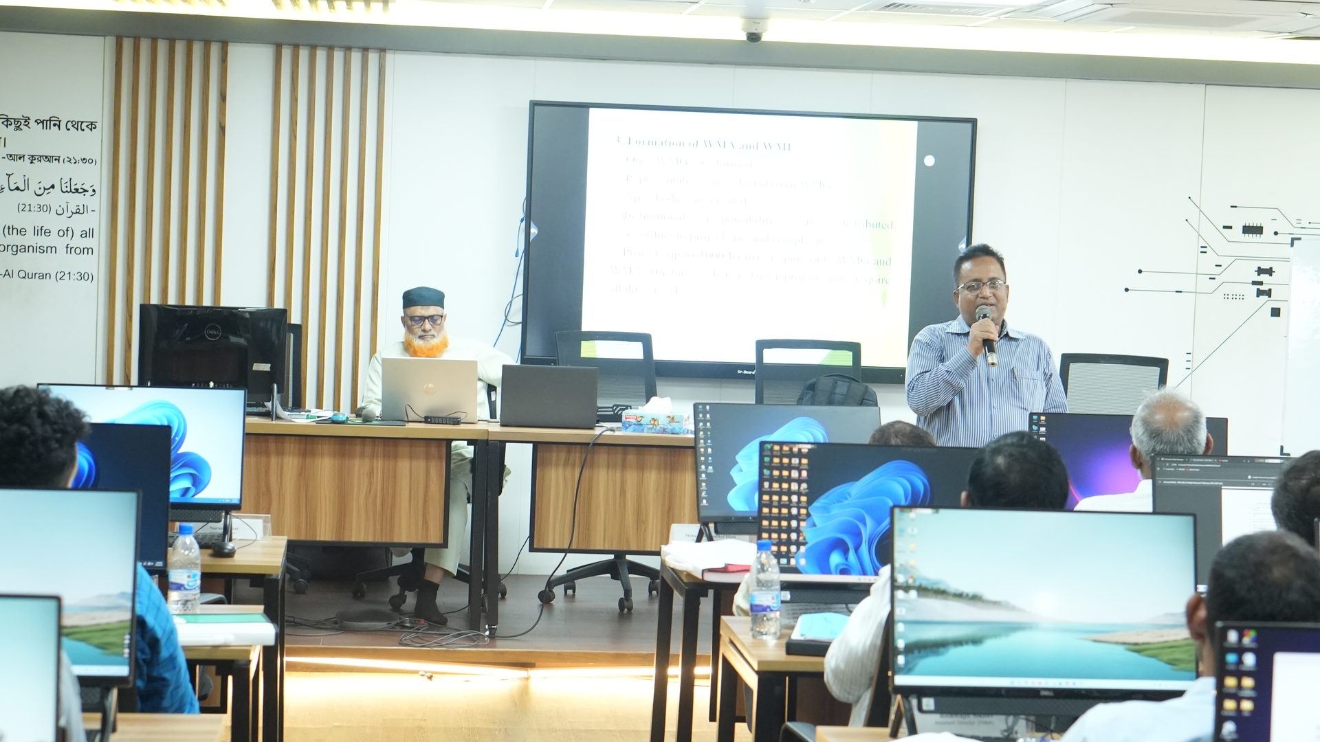 Discussion on networking with line agencies and local government