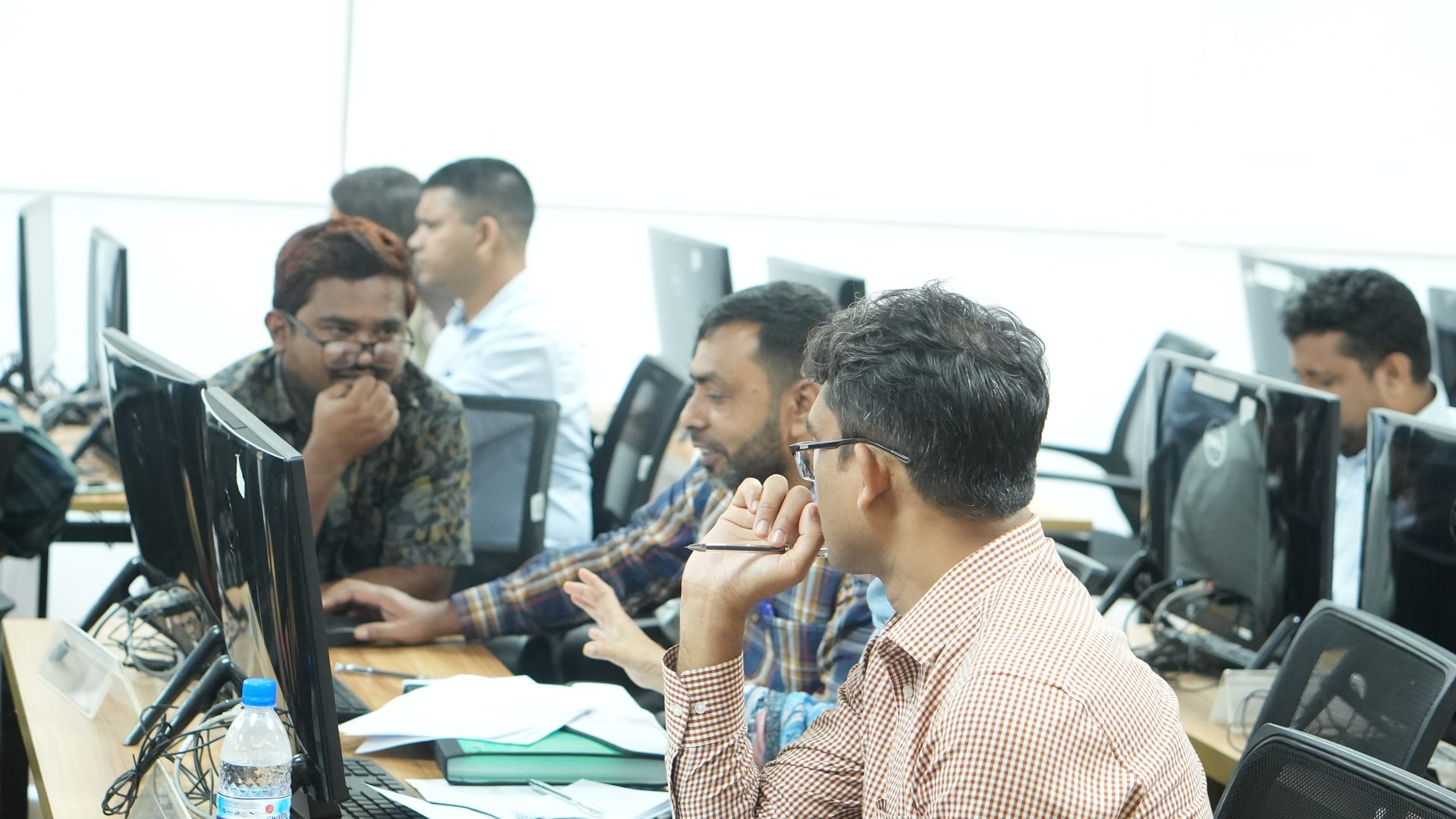 Participants during a session on water balance and budgeting
