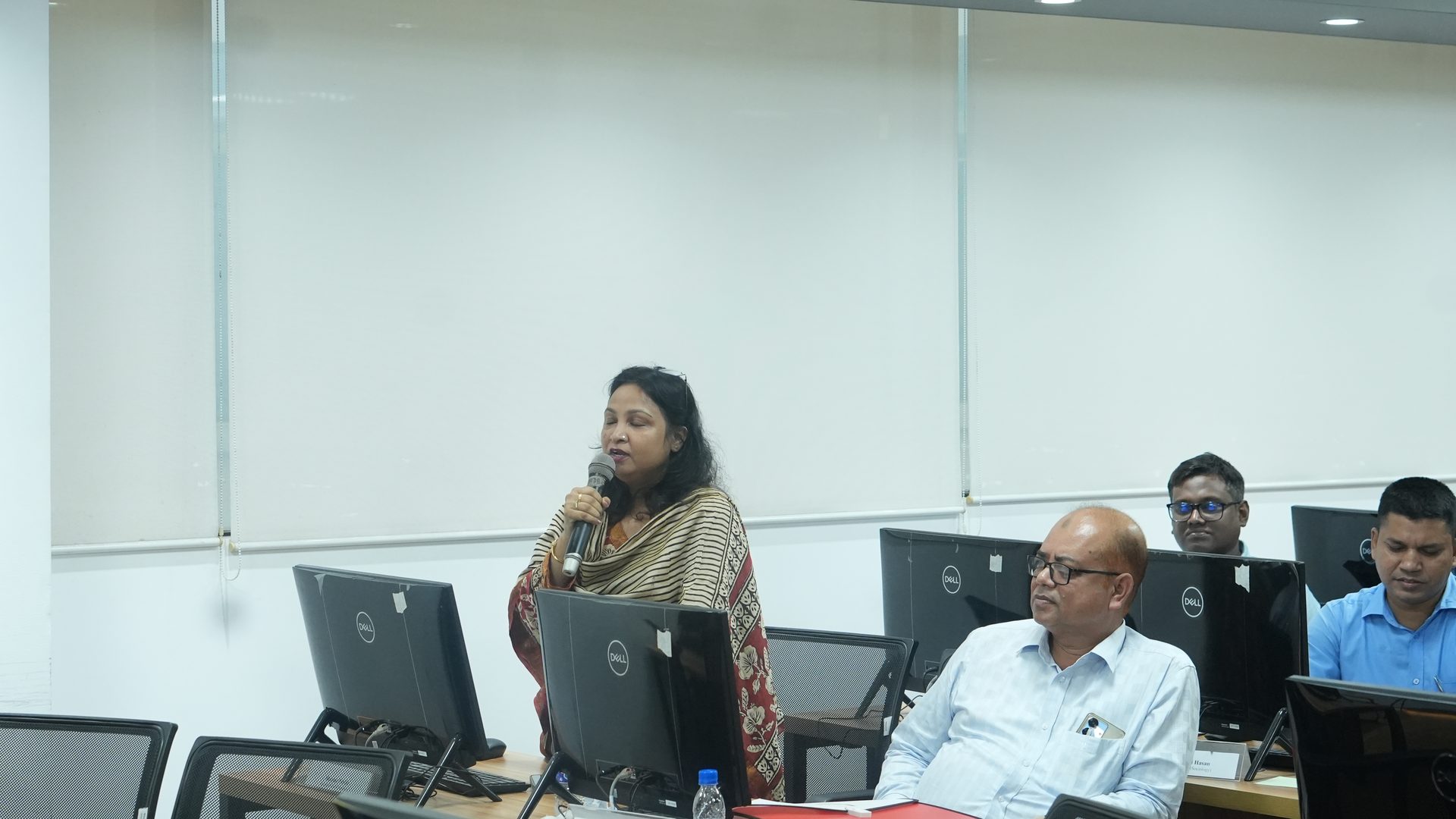 A second participant sharing feedback on the course