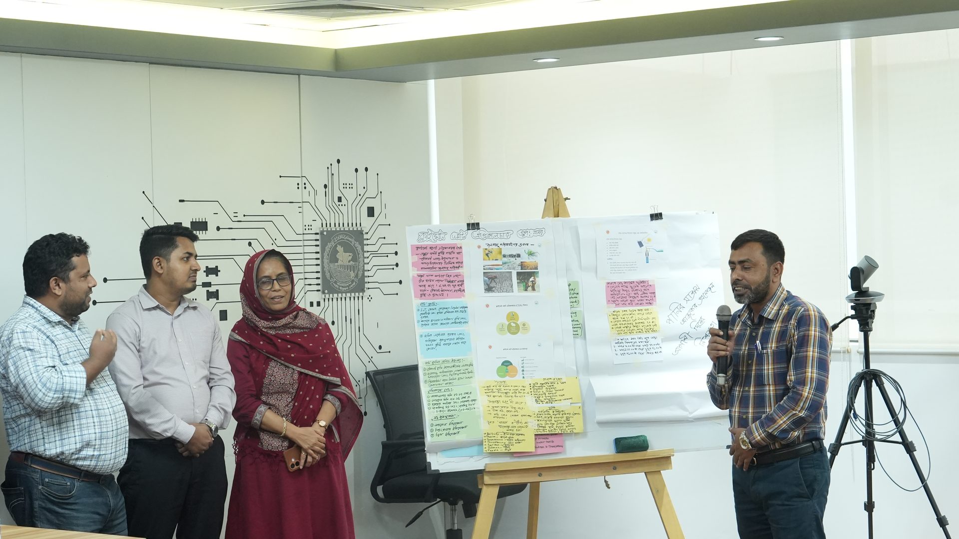 Group poster presentation on water allocation