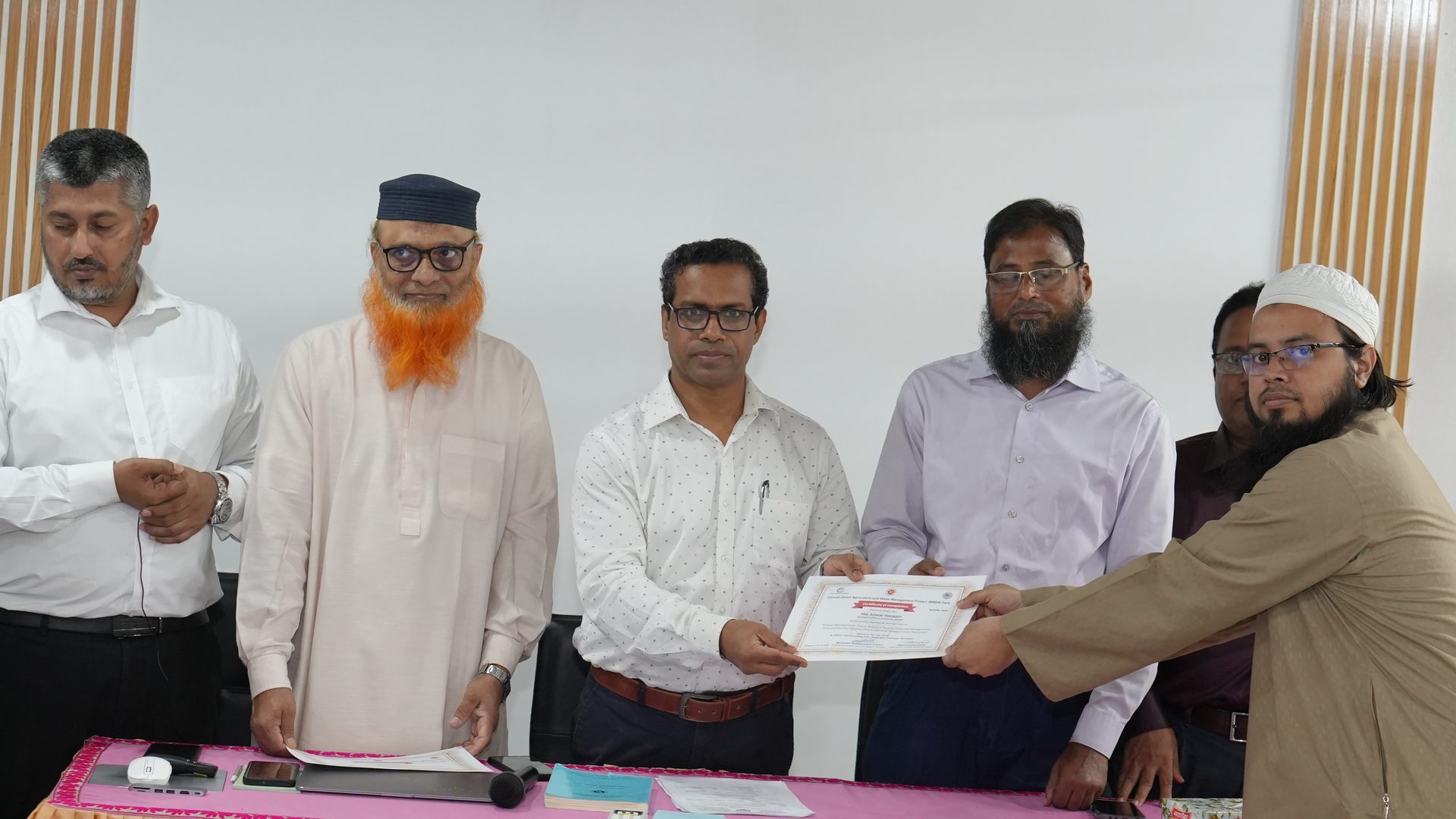 Final certificate presentation of Package 22 Batch 1