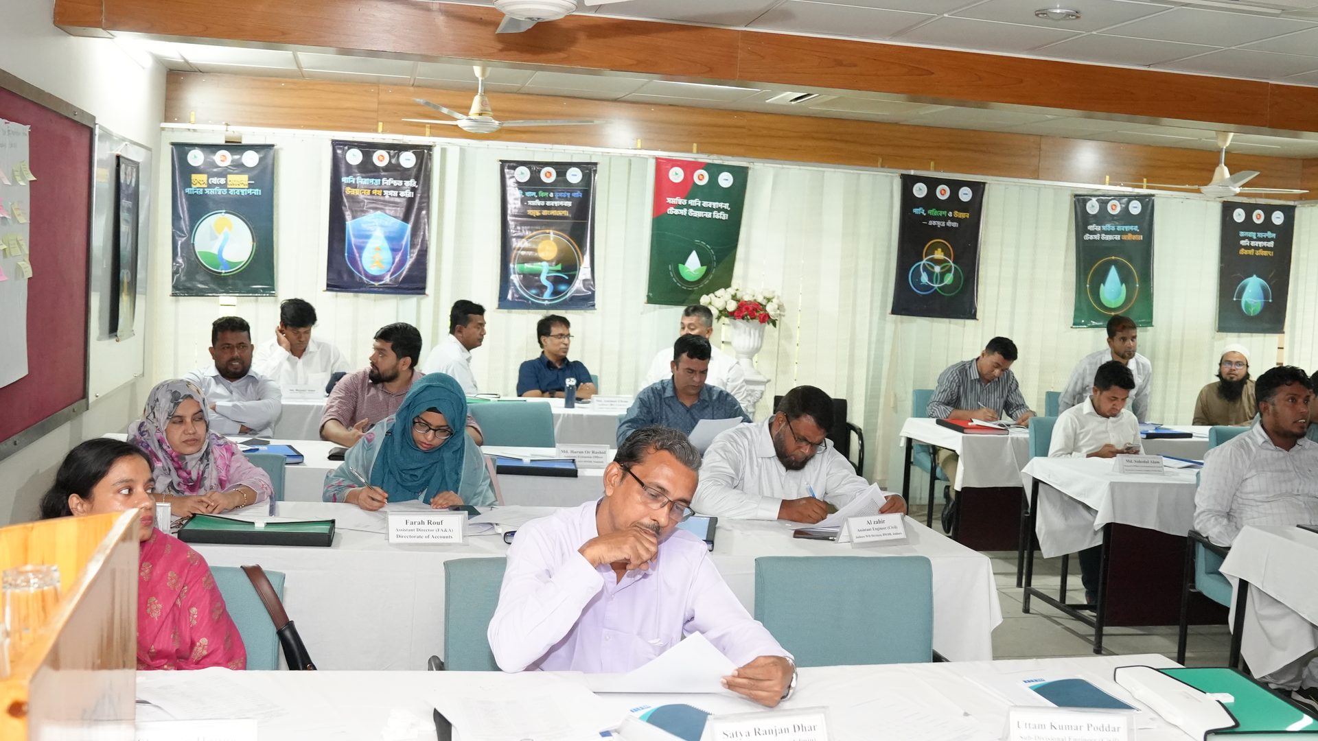 Classroom session on project identification and feasibility