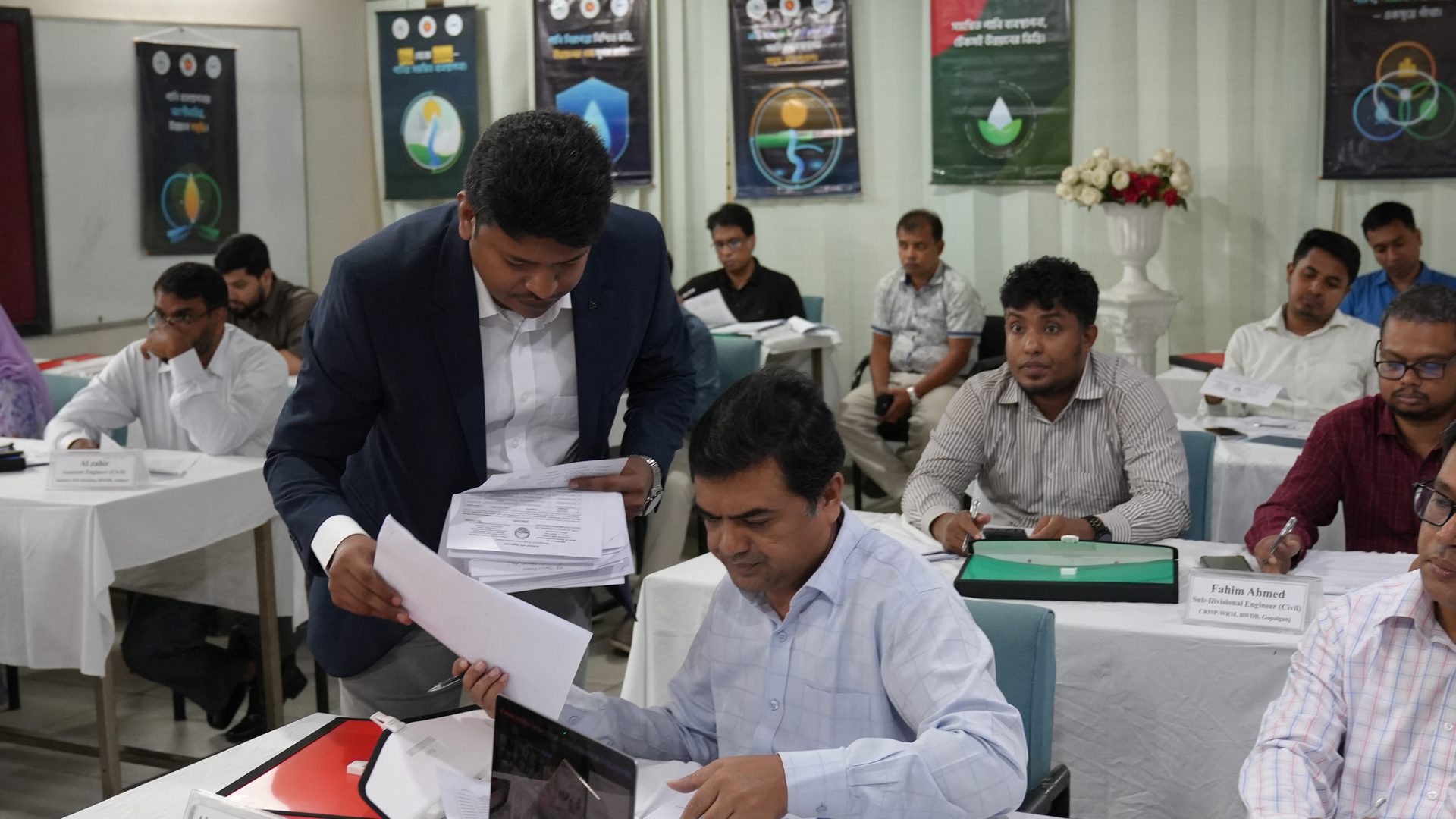 Participants during the project planning session