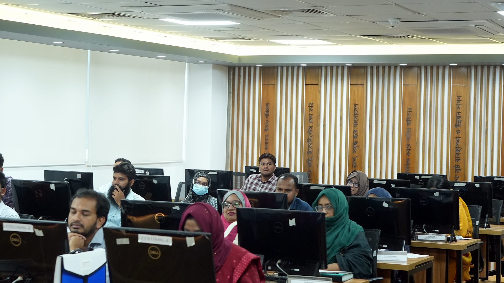 Participants following the lifecycle session