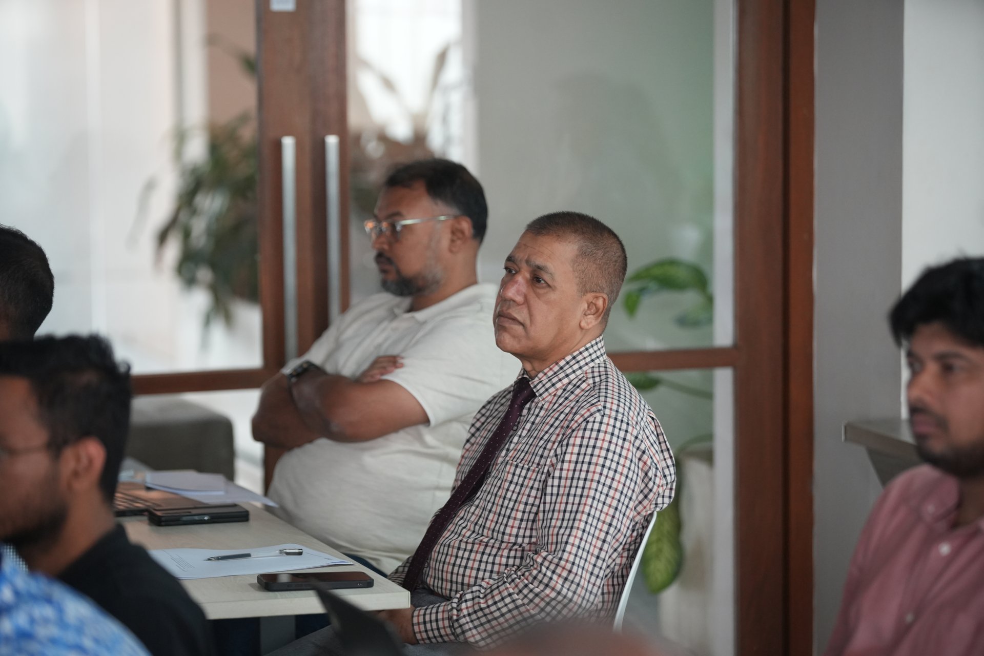Dr. Md. Manirul Islam Khan, Managing Director of MTI Ltd., observing the training