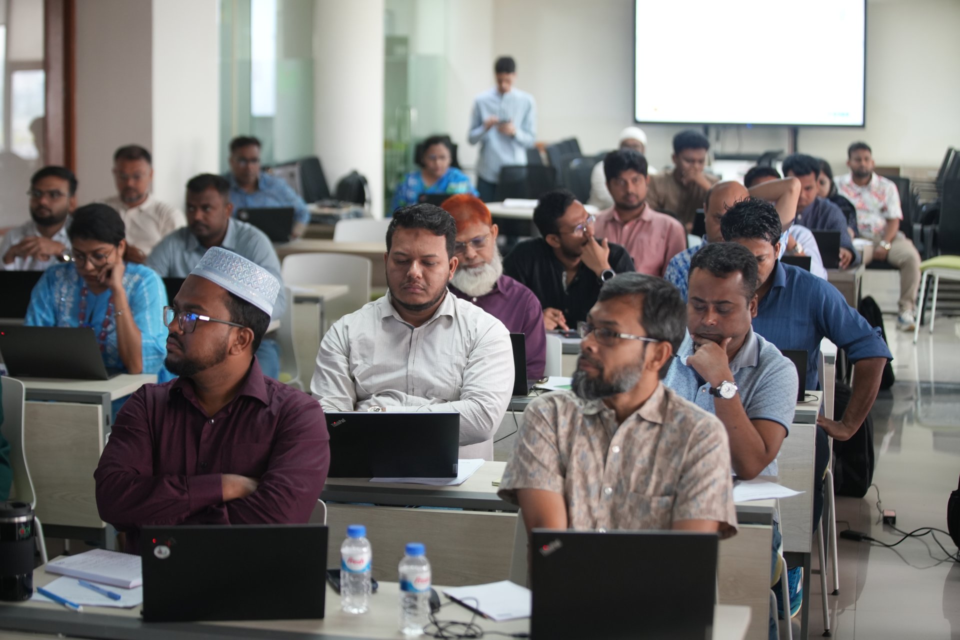 a2i officials taking part in the PMP training