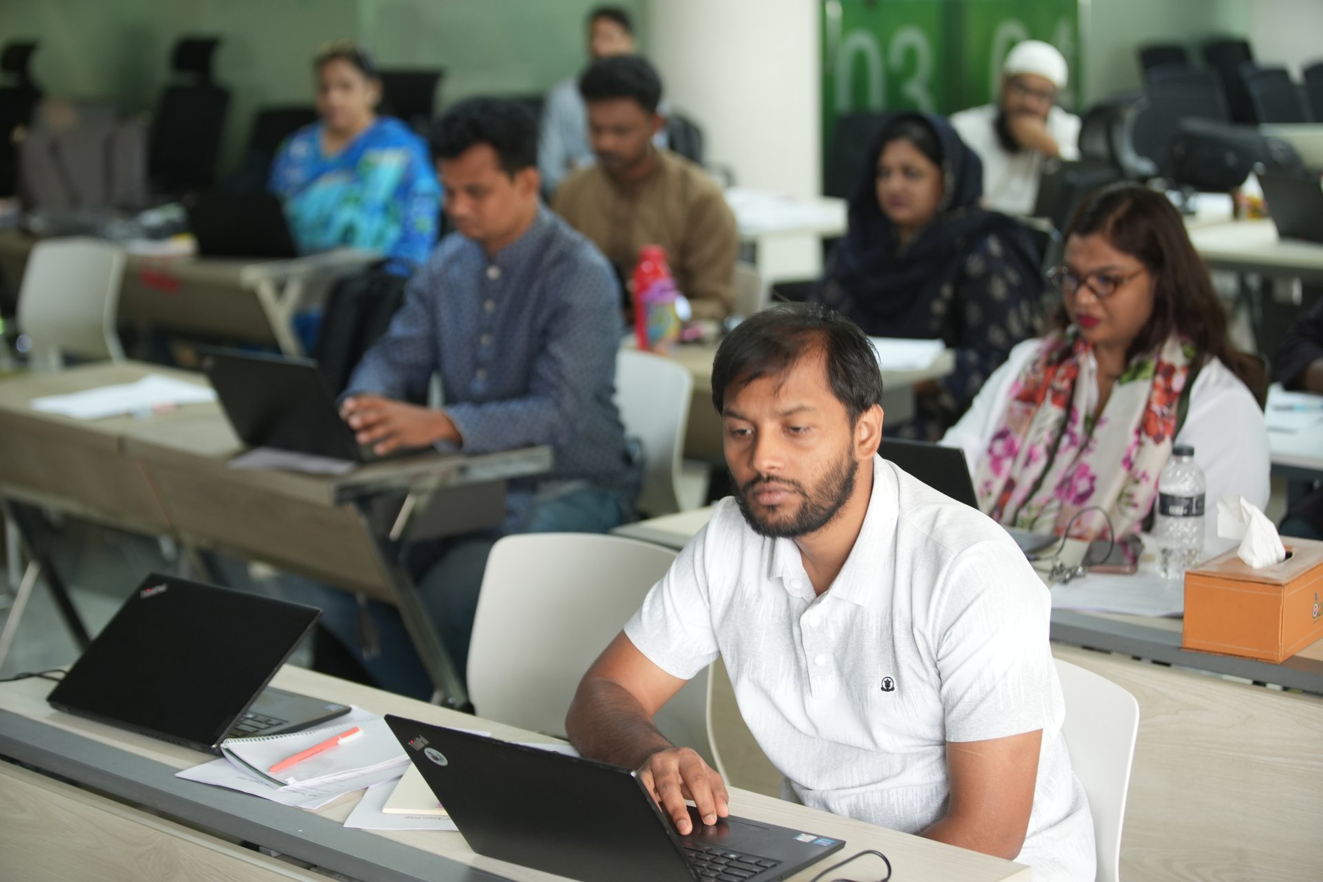 Participants raising questions