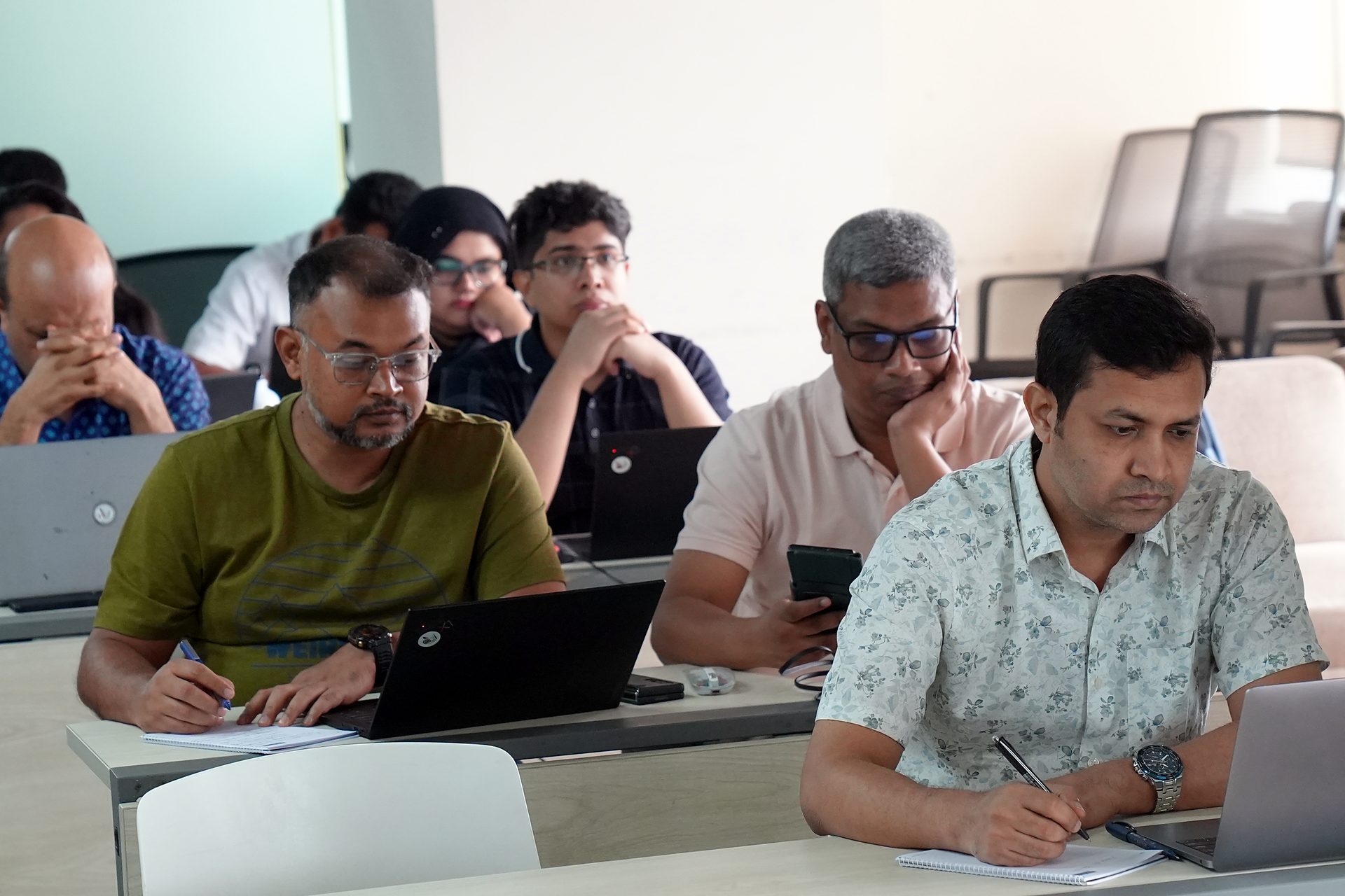 Participants in discussion