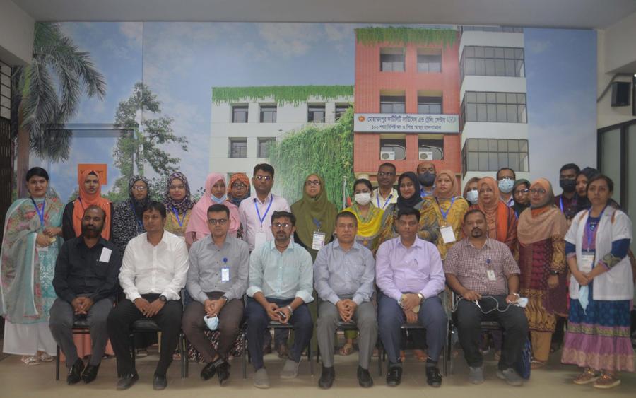 Participants during the RBM&B training session